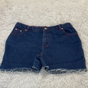 NO EXCUSES SIZE 9/10 Classic Blue Denim Women's CUT OFF Shorts
